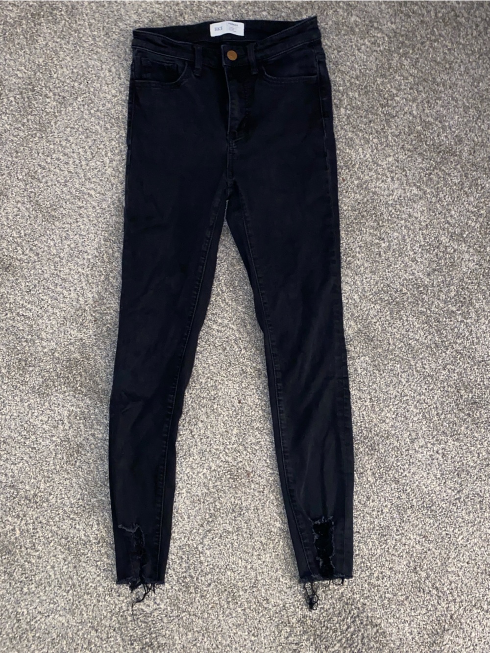 High-Rise Black Skinny Jeans - BKE Parker